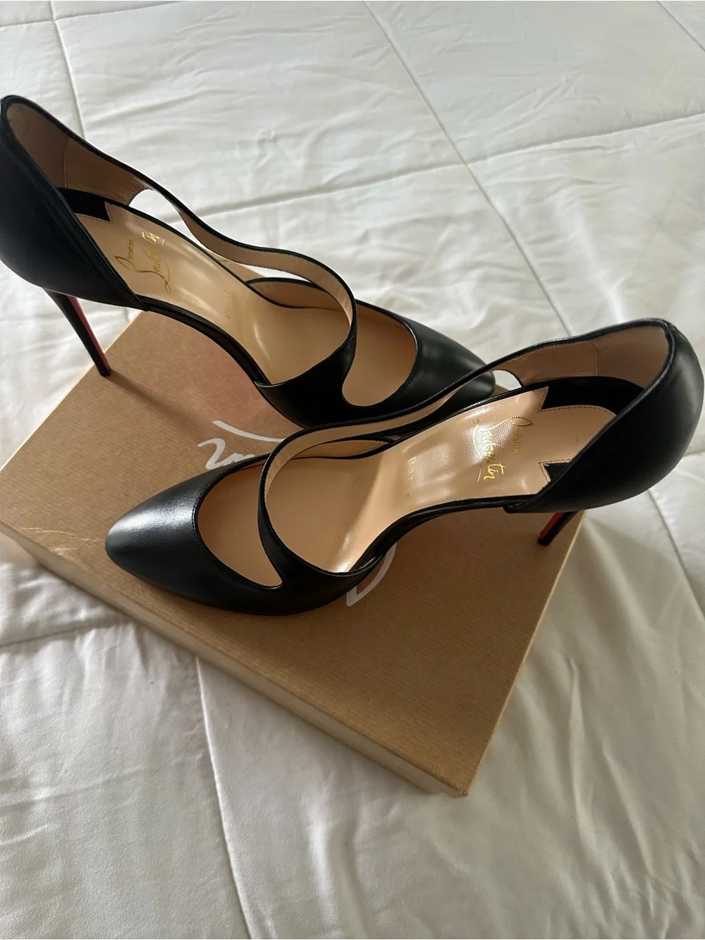 Christian Louboutin sole high look
